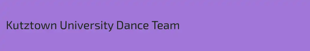 Kutztown University Dance Team
